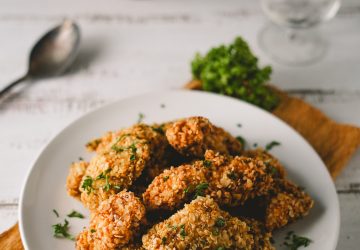 chicken crusted oatmeal